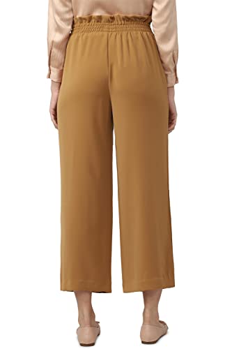 Image of Van Heusen Women's Relaxed Fit High Rise Relaxed Formal Elastic Waist Paperbag Pants