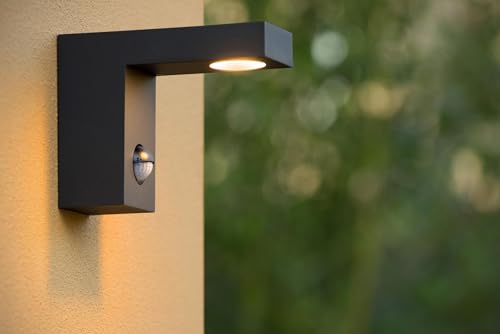Lucide Texas-IR - Wall Spotlight Outdoor - LED - 1x6W 3000K - IP54 - Anthracite - Image 4