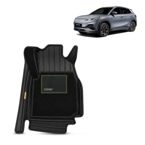 Image of EV MASTER 11D Car Floor Mats for BYD Atto 3 Hybrid (2026 Onwards) Complete Set | All Weather | Anti-Slip | Luxury Premium Car Mat | Full Coverage | Custom Fitted Car Foot Mats