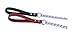 SGODA Chain Dog Leash with Leather Handle 4 Feet Black