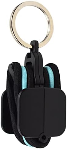 Portable Holder: Stylish Hair Tie Organizer With 3 Bonus Ties