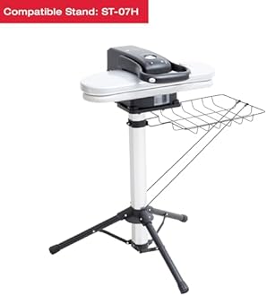 SINGER Intelligent Steam Press (1500W) | Professional Steamer with 26" Non-stick Pressing Surface, Digital Controls with 5 Fabric Setting, Auto Shutoff & 800ml Tank Capacity – Silver/Black