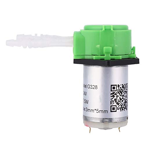 Peristaltikpumpe 24V Peristaltische Pumpe Peristaltikpumpe DIY Dosierpumpe Peristaltikschlauchkopf für Aquarium Lab Chemical Analysis (green 24v 3 * 5)