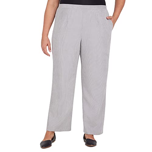 Pantalon en velours côtelé haut de gamme coupe droite épurée couleur ardoise en taille 16W