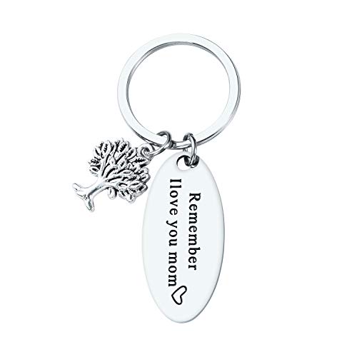 Sannyra Inspirational Keychain for Women Remember I Love You Mom Birthday Gifts