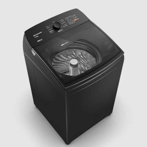 Máquina de Lavar Cinza Platinum Brastemp 14kg com Smart Sensor e Função Reduzir Tempo – BWJ14A9