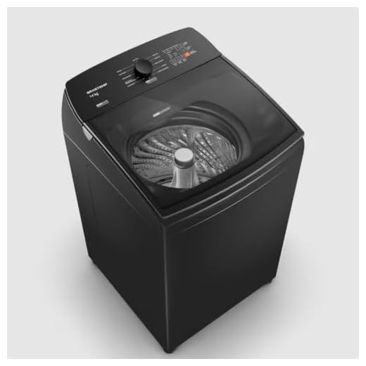 Máquina de Lavar Cinza Platinum Brastemp 14kg com Smart Sensor e Função Reduzir Tempo - BWJ14A9 220v