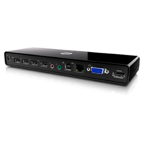 HP Replicador de puerto HP 2005pr USB 2.0 - Base (0.235 kg, 219.5 x 70.2 x 25.2 mm, 219.5 mm (8.64 '))