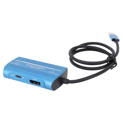 PS VR2 PC -Adapter -Kit, USB3.0PS VR PC -Adapter + Power -Adapter + DisplayPort -Kabel,PS VR -Zubehör -Kit, Erweitern Sie die PS VR2 -Spielbibliothek, um Spiele auf Dem PC zu