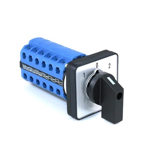 Interrupteur rotatif 1-0-2 inverseur de source pour groupe électrogène triphasé