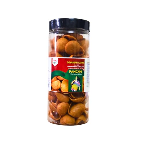 Image of Panchi Soya Katori Namkeen (40g Pack of 1) Agra Special Spicy Tangy and Tasty Indian Snack Crunchy and Flavorful Perfect for Tea Time and Snacking
