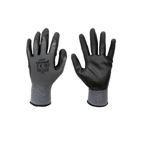 JAF Nitrile Foam Coated Gloves - Grey