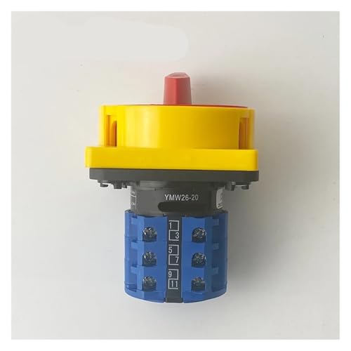 Selector de cambio eléctrico LW26GS de 3 polos con panel aislador robusto 3