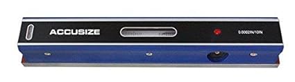 Accusize Industrial Tools 12'' Master Precision Level in Fitted Box, Accuracy 0.0002''/10'', S908-C687