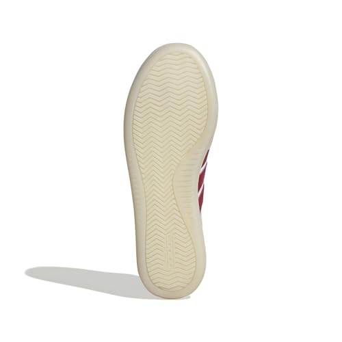 Image of adidas Men's NCAA Team Barreda Decode, White /Team Power Red /Black /North Carolina State University, 5.5