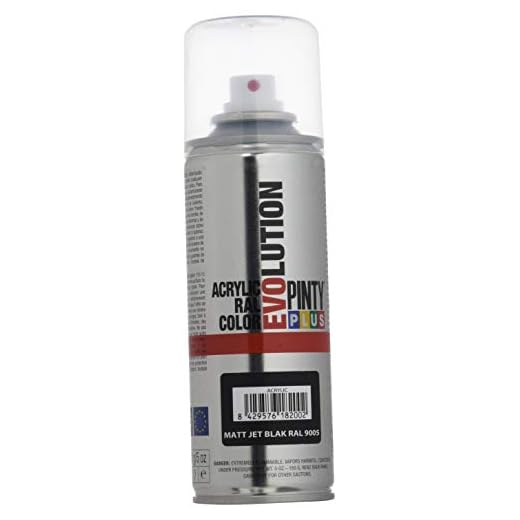 Nvs - Pintura spray acril. 270cc.Negro mate 9005/249