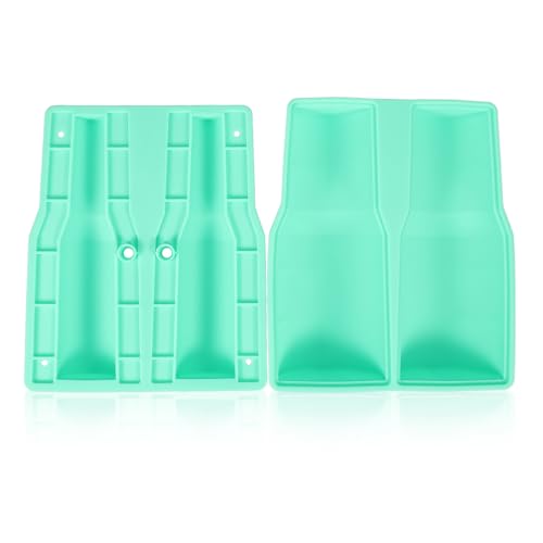 Bandeja para cubos de hielo de silicona verde Garneck miniatura 1