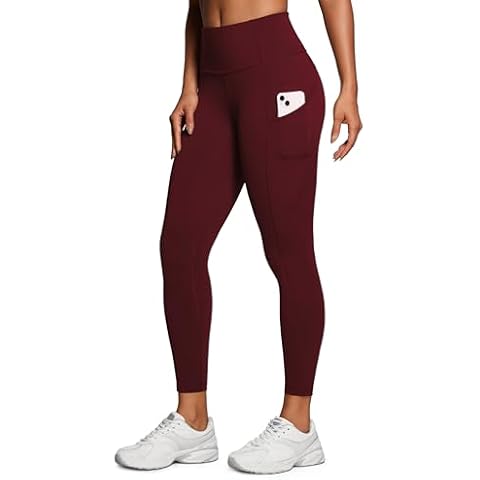Leggings CRZ YOGA Femme Merlot Rouge Cover