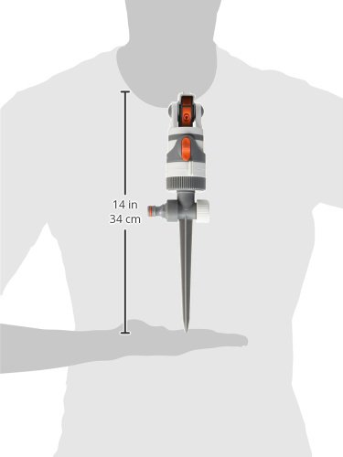 Bradas WL-Z01 4 Funktionen Kreisregner Rasensprenger bis zu 350 qm, Impulsregner, Neu, grau, 15 x 5 x 5 cm