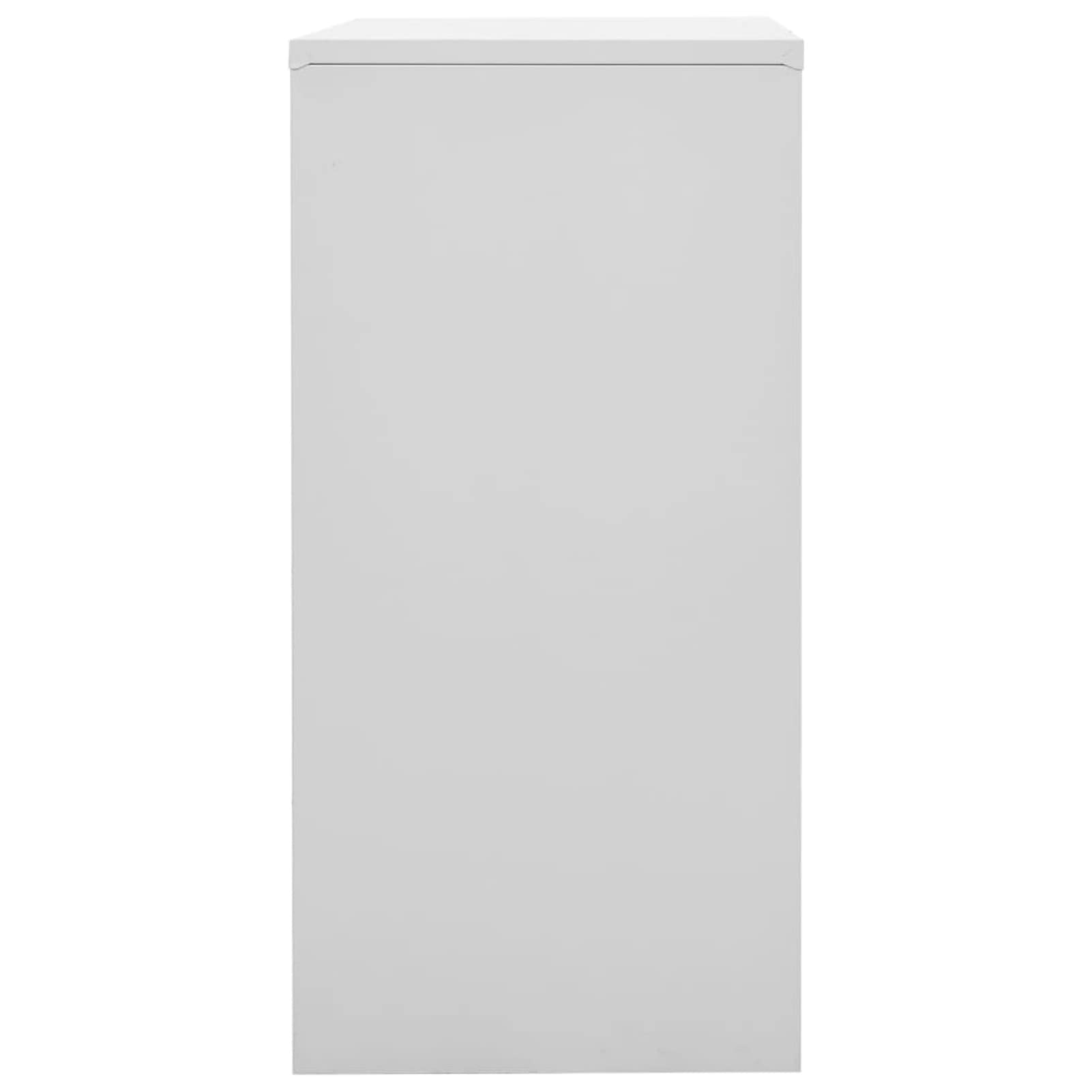 IKAYAA Spind Schrank Schließfachschrank mit 6 Fächern Metallspind Abschließbar Umkleideschrank Lagerschrank Spind Metallschrank Wertfachschrank Schließfach Stahl Hellgrau und Blau 90 x 45 x 92,5 cm