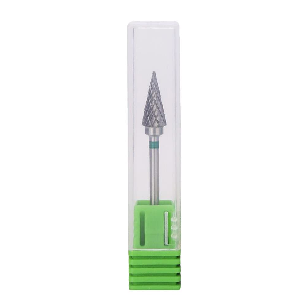 SOLUSTRE Fraise pour Machine à Ongles Tête de Meulage Ronde pour Enlever les Peaux Mortes des Ongles des Mains