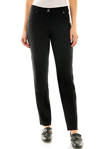 Image of Zac & Rachel Women's Millennium Fabric Pant - Perfectly Designed Woven Stretch Combination That Makes for The Most Flattering