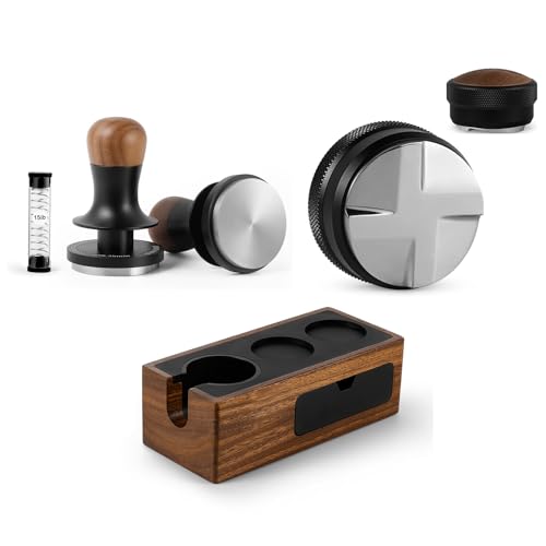 MHW-3BOMBER Espresso Coffee Tamper 53.35mm & Coffee Distributor 53.35MM & Espresso Organizer Station