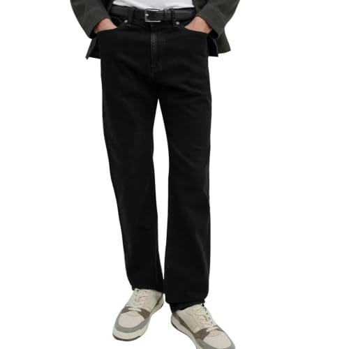 Image of Marks & Spencer Mens Light Wash Mid Rise Regular Fit Jeans