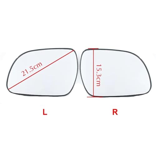 Espejo retrovisor con calefacción para Toyota Alphard 2010-2014 2