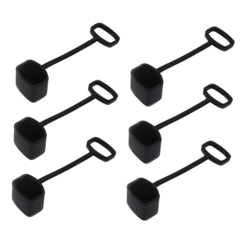 BESTonZON Flute Covers 6 Pack Musical Instrument Covers Portable Covers Black Exquisite Protect