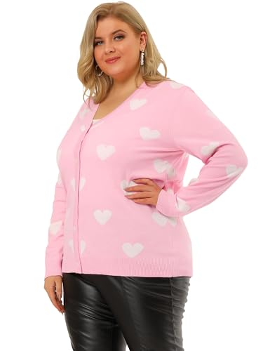 Image of Agnes Orinda Plus Size Sweaters Cardigans for Women Long Sleeve Lightweight V Neck Cardigan Sweater