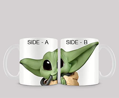 Misaavi Yuda Hide Away Funny Starwows Valentines Day 11oz/325ml Coffee Mug Birthday-Christmas Gift for GF/BF.