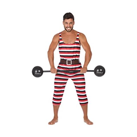 Atosa 54165 Costume Strongman Man XL Red-Carnival, Men Cover