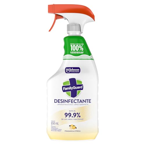 Family Guard Desinfectante, Limpiador Multisuperficies, Aroma Cítrica, 650mL
