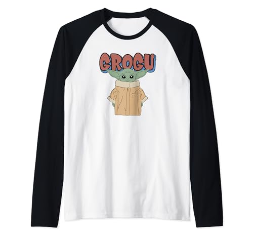 T-shirt Star Wars Grogu Idée Cadeau Anniversaire Style Baseball Rétro pour Fan Enfant