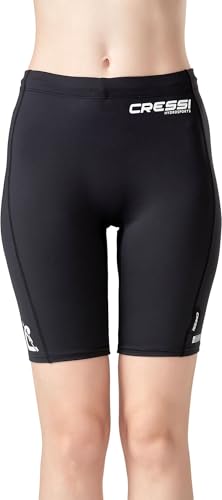 CRESSI ���b�V���K�[�h �V���[�c ���f�B�[�X [ ARMOR LADY ] �E�H�[�^�[�X�|�[�c���� ���X�g���b�`�f�� ���� UV50+ �X�����t�B�b�g �u���b�N (S�T�C�Y) NH010012 �y���K�i�z