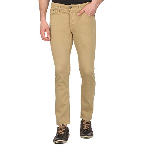 Image of JACK & JONES Mens 5 Pocket Solid Chinos