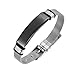 Fashionable Stainless Steel Alarrm Adjustable Bracelets Id Bangles Emergency Heailth Wristband Jewelry