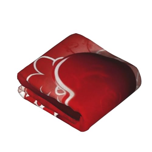 Couverture en flanelle Saint-Valentin : plaid cadeau doux et lavable pour canapé - 4