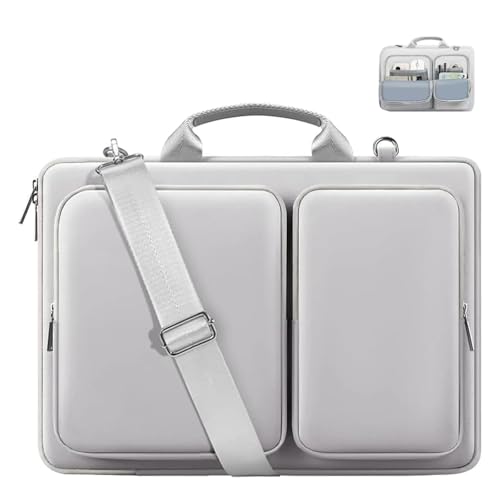 Funda para portátil 15 pulgadas, gris plata miniatura 1