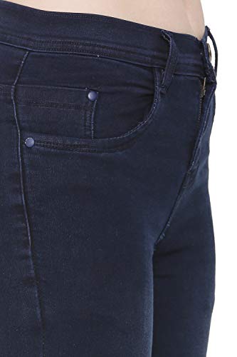 Image of Nifty Women's Denim Stretchable Slim Fit Color Jeans