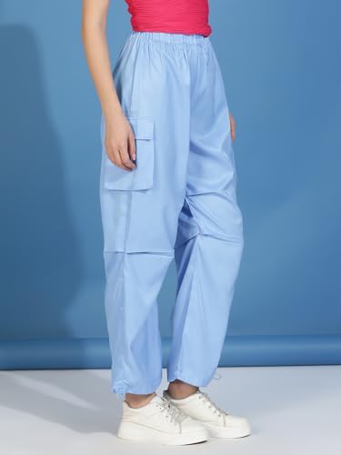 Image of KOTTY Women's High Waist Pleated Wide Leg Trousers