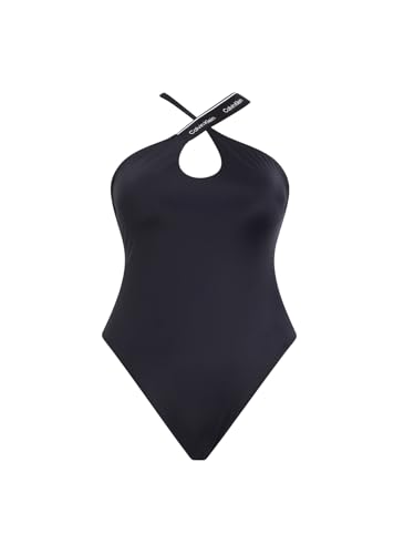 Calvin Klein Haut de Maillot de Bain Dos Nu Femme Noir