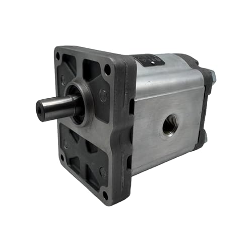 Bomba Hidráulica, Bomba de Enganajesm, 30 L/min (20cc/rev), 250 bar, Eje recto SAE, Puertos Brida de montaje europeo, marca Hydrosila. Bomba para Tractor, Bomba Grupo Hidráulico y/o Prensa Hidráulica.