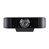 Webcam 1080P Full HD mit Mikrofon, USB Webcam für PC Desktop-PC für Telefonkonferenz, Videoanrufe, Studio, Konferenz, Aufnahme, Spiele und Arbeit, kompatibel mit Windows Mac und Android