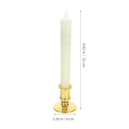 Velas con luces decorativas decoracion salon comedor led 2