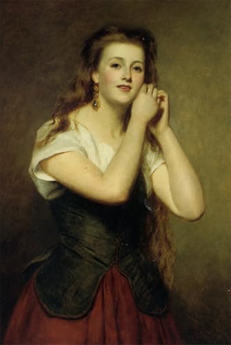 Impression sur toile William Powell Frith de qualité musée au format salon 60x90cm