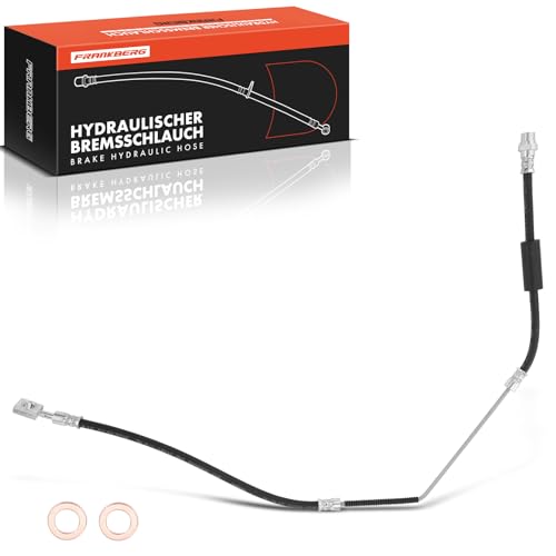 Frankberg Brake Hose Hydraulic Rear Left Compatible with R.a.n.g.e R.o.v.e.r III LM 3.0L-5.0L 2002-2012 R.a.n.g.e R.o.v.e.r III L322 5.0L 2009-2012 Replace# LR058025