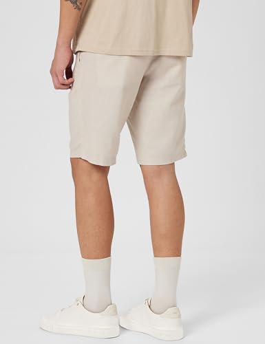 Image of Marks & Spencer Linen Mix Plain Regular Fit Shorts