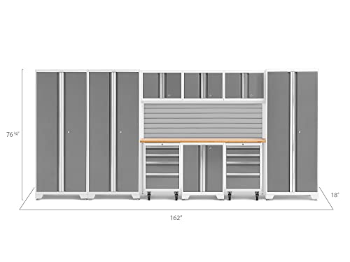 Image of NewAge Products Bold Series Red 10 Piece Set, Garage Cabinets, 56386